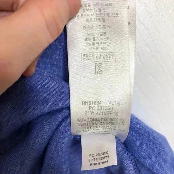 Patagonia Glorya T-Shirt Purple Size  Medium - Picture 12 of 16